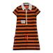 LE COQ GOLF Le Coq Golf короткий рукав Polo One-piece окантовка рисунок orange серия S Golf одежда женский 
