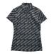 1PIU1UGUALE3 GOLF рубашка-поло с коротким рукавом Logo общий рисунок оттенок черного 1 Golf одежда женский 