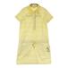 MUNSING WEAR Munsingwear одежда короткий рукав One-piece окантовка рисунок оттенок желтого M Golf одежда женский 