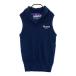 BEAMS GOLF Beams Golf воротник есть вязаный лучший общий рисунок темно-синий серия M Golf одежда женский 