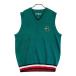 TOMMY HILFIGER GOLF Tommy Hilfiger Golf V шея вязаный лучший проверка общий рисунок оттенок зеленого XL Golf одежда мужской 