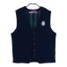 BEAMS GOLF Beams Golf лиловый этикетка кнопка вязаный лучший переключатель полоса рисунок темно-синий серия L Golf одежда мужской 