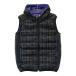 MUNSING WEAR Munsingwear одежда с капюшоном двусторонний жилет общий рисунок оттенок черного M Golf одежда мужской 