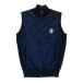 BEAMS GOLF Beams Golf вязаный переключатель Zip лучший камуфляж рисунок темно-синий серия S Golf одежда мужской 