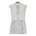 BEAMS GOLF Beams Golf безрукавка One-piece полоса рисунок серый серия S Golf одежда женский 