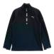 PUMA GOLF Puma Golf половина Zip футболка с длинным рукавом окантовка рисунок оттенок черного S Golf одежда мужской 