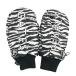 PEARLY GATES Pearly Gates рукавица перчатки Zebra рисунок оттенок черного Golf одежда 