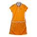 FILA GOLF filler Golf внутренний есть короткий рукав One-piece общий рисунок orange серия M Golf одежда женский 