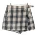 BEAMS GOLF Beams Golf тепловое хранение юбка-брюки юбка в клетку оттенок белого M Golf одежда женский 