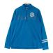 FILA GOLF filler Golf половина Zip футболка с длинным рукавом вышивка оттенок голубого LL Golf одежда мужской 