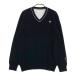TRAVIS MATHEW travis ma колодка 7AB128 шерсть .V шея вязаный свитер оттенок черного L Golf одежда мужской 