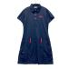 FILA GOLF filler Golf короткий рукав One-piece темно-синий серия M Golf одежда женский 