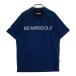 BEAMS GOLF Beams Golf 2024 год модели с высоким воротником короткий рукав футболка Logo принт темно-синий серия S Golf одежда мужской 