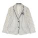 PICONE CLUBpiko-ne Club длинный рукав tailored jacket полоса рисунок оттенок белого 1 Golf одежда женский 