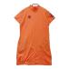 PEARLY GATES Pearly Gates с высоким воротником короткий рукав One-piece orange серия 1 Golf одежда женский 