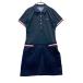 TOMMY HILFIGER GOLF Tommy Hilfiger Golf короткий рукав One-piece темно-синий серия S Golf одежда женский 