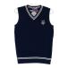 BEAMS GOLF Beams Golf 84-05-0029-646 V шея вязаный лучший темно-синий серия S Golf одежда мужской 