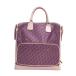 RESURRECTION leather re расческа .n сумка "Boston bag" kiko-nia общий рисунок лиловый серия Golf одежда 