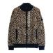 [ новый товар ]PEARLY GATES Pearly Gates 055-2272004 вязаный жакет Leopard оттенок бежевого 0 Golf одежда женский 