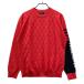 PEARLY GATES Pearly Gates вязаный свитер общий рисунок оттенок красного 5 Golf одежда мужской 