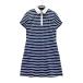 23 район GOLFnijuu thank Golf короткий рукав One-piece окантовка рисунок темно-синий серия S-M Golf одежда женский 