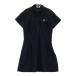 WAACwak половина Zip короткий рукав One-piece оттенок черного S Golf одежда женский 