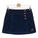 LE COQ GOLF Le Coq Golf Denim способ стрейч юбка темно-синий серия 7 Golf одежда женский 