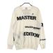 MASTER BUNNY EDITION тормозные колодки ba колено выпуск вязаный свитер шерсть . Logo рисунок оттенок белого 6 Golf одежда мужской 
