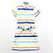 LOUD MOUTH громкий мышь ML762657 короткий рукав One-piece malibu пляж рисунок оттенок белого S Golf одежда женский 