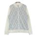 FOOT JOY foot Joy подкладка есть вязаный жакет в клетку оттенок белого M Golf одежда женский 