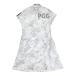 PGG PEARLY GATES Pearly Gates короткий рукав половина Zip One-piece оттенок белого 0 Golf одежда женский 