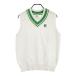 JACK BUNNY Jack ba колено V шея вязаный лучший оттенок белого 6 Golf одежда мужской 