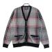 MUNSING WEAR Munsingwear одежда вязаный кардиган tartan в клетку серый серия L Golf одежда мужской 