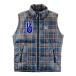 LE COQ GOLF Le Coq Golf жилет в клетку темно-синий серия M Golf одежда мужской 