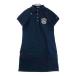 PEARLY GATES Pearly Gates короткий рукав One-piece темно-синий серия 2 Golf одежда женский 