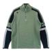 DESCENTE GOLF Descente Golf половина Zip вязаный свитер хаки серия L Golf одежда мужской 