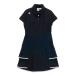 DESCENTE GOLF Descente Golf короткий рукав Polo One-piece оттенок черного S Golf одежда женский 