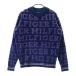 TOMMY HILFIGER GOLF Tommy Hilfiger Golf длинный рукав вязаный свитер Logo общий рисунок темно-синий серия S Golf одежда женский 