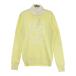 DESCENTE GOLF Descente Golf ta-toru шея длинный рукав вязаный свитер оттенок желтого M Golf одежда женский 