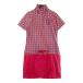 CALLAWAY Callaway короткий рукав One-piece в клетку оттенок красного S Golf одежда женский 