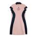 LE COQ GOLF Le Coq Golf короткий рукав One-piece сетка переключатель розовый серия S Golf одежда женский 