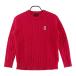 ST ANDREWS цент Andrew s длинный рукав вязаный свитер оттенок красного M Golf одежда женский 