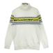 JACK BUNNY Jack ba колено ta-toru шея вязаный свитер оттенок белого 5 Golf одежда мужской 