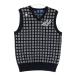 DESCENTE GOLF Descente Golf вязаный лучший серый серия L Golf одежда мужской 
