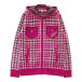 VIVA HEART viva Heart вязаный Zip Parker общий рисунок розовый серия 42 Golf одежда женский 