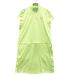 ADIDAS GOLF Adidas Golf GM0835 половина Zip короткий рукав One-piece общий рисунок оттенок желтого M Golf одежда женский 
