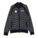 MUNSING WEAR Munsingwear одежда XSL4005 подкладка есть вязаный Zip жакет точка рисунок оттенок черного L Golf одежда женский 