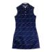 MUTA MARINEm-ta морской безрукавка Polo One-piece общий рисунок темно-синий серия 2 Golf одежда женский 