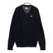 ADIDAS GOLF Adidas Golf A08914 V шея вязаный свитер оттенок черного M Golf одежда мужской 