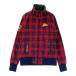 FILA GOLF filler Golf SX4DL206 обратная сторона ворсистый Zip жакет в клетку оттенок красного M Golf одежда женский 